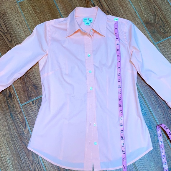 J. Crew Pink Button Down Blouse, Size: XS - Picture 6 of 8